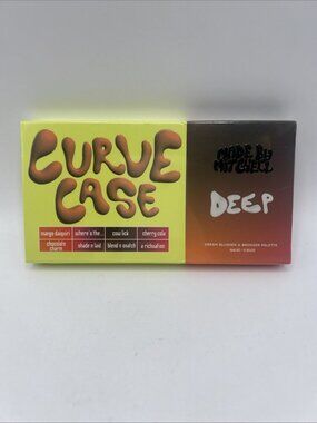 Made By Mitchell Curve Case Deep Matte Cream Blusher & Bronzer Palette 0.30 oz
